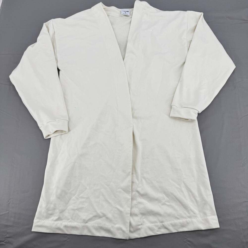 Gymshark White Long-Sleeve Kimono-Style Top, Size M Whitney Simmons Collab